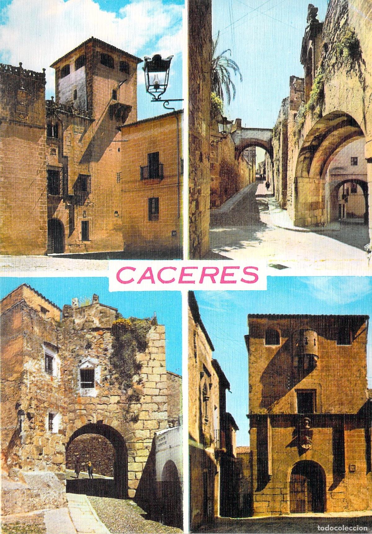 Postales: Postal de C&aacute;ceres: Vistas del Casco Antiguo y Monumentos Hist&oacute;ricos