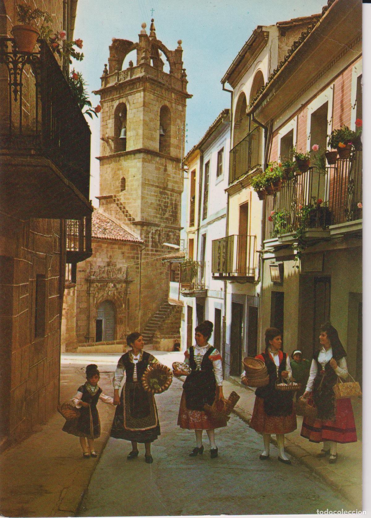 Postales: BA&Ntilde;OS DE MONTEMAYOR (CACERES) PARROQUIA DE SANTA MARIA - EDICIONES ARRIBAS N&ordm;2003 - ESCRITA