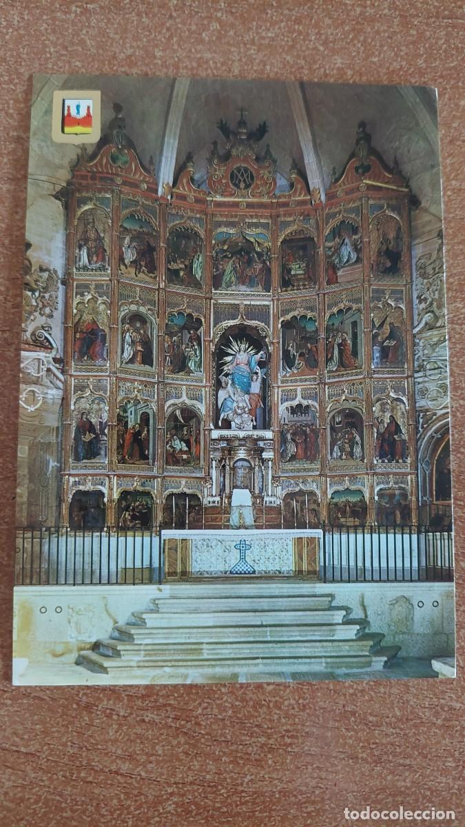 Postales: Postal Trujillo Retablo iglesia Santa Maria