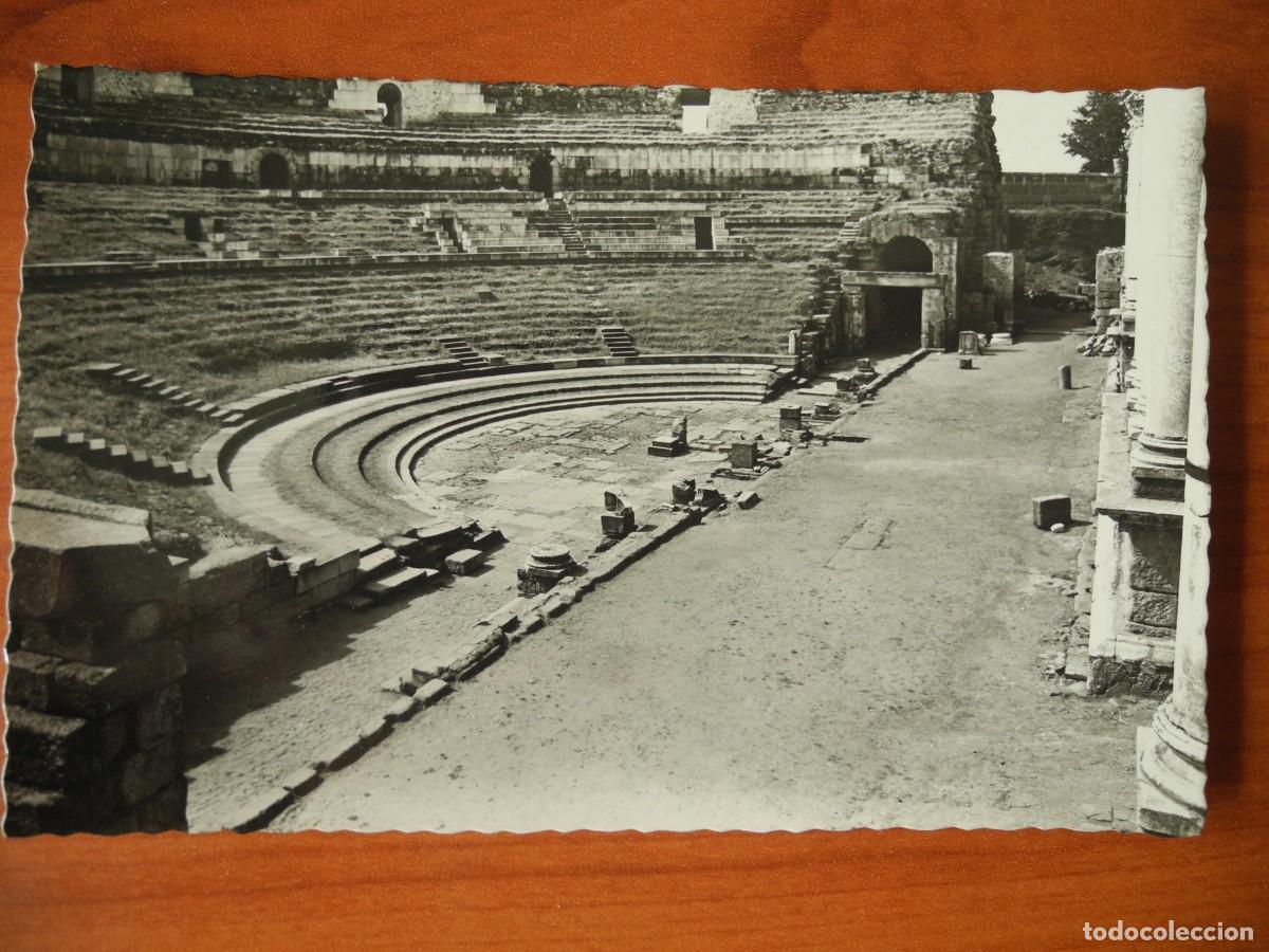 Postales: Merida. Teatro Romano. Vista parcial del Grader&iacute;o. Ed. A. Rodr&iacute;guez n. 9. Nueva