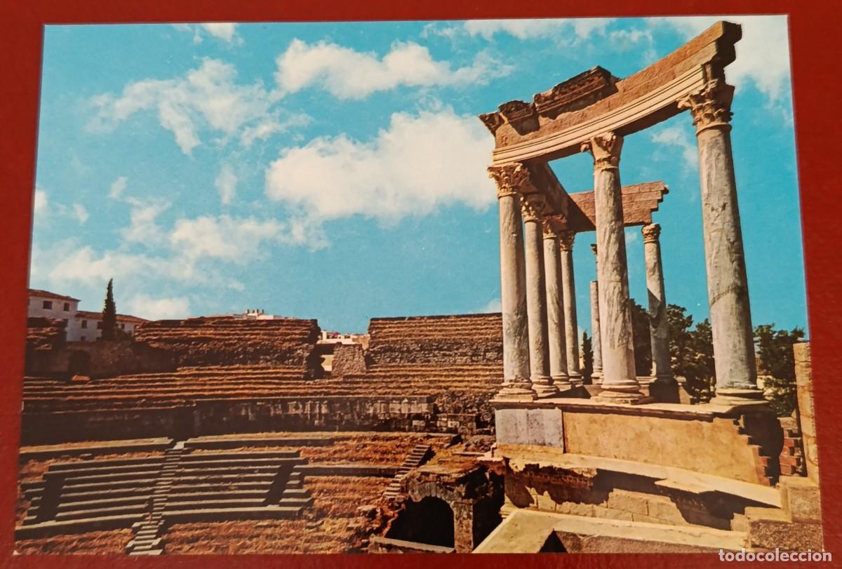 Postales: POSTAL TEATRO ROMANO - M&Eacute;RIDA - BADAJOZ 1960/70 - GARCIA GARRABELLA