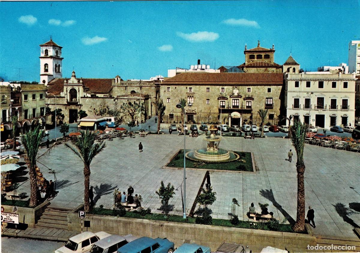 Postales: POSTAL MODERNA DE EXTREMADURA. MERIDA. PLAZA DE ESPA&Ntilde;A. P-EXT-271