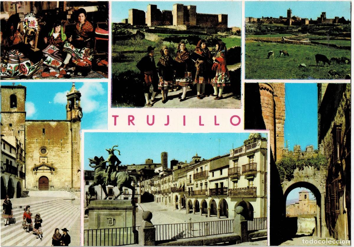 Postales: POSTAL MODERNA DE EXTREMADURA. TRUJILLO. VARIAS VISTAS. P-EXT-281