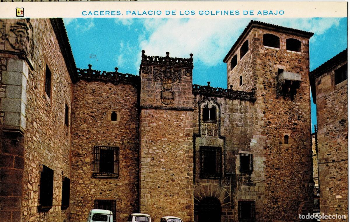 Postales: POSTAL MODERNA DE EXTREMADURA. CACERES. PALACIO DE LOS GOLFINES DE ABAJO. P-EXT-288