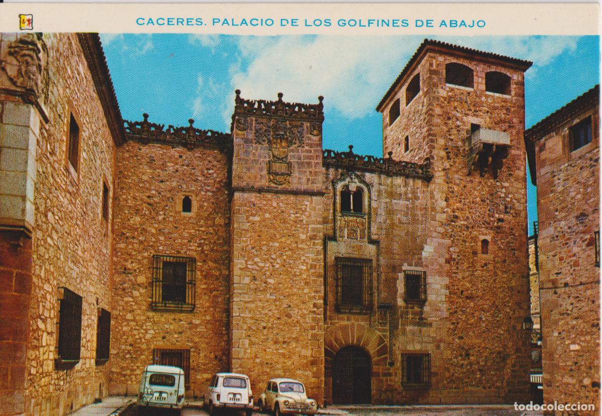 Postales: CACERES, PALACIO DE LOS GOLFINES DE ABAJO - ED.PERGAMINO N&ordm;27 - S/C