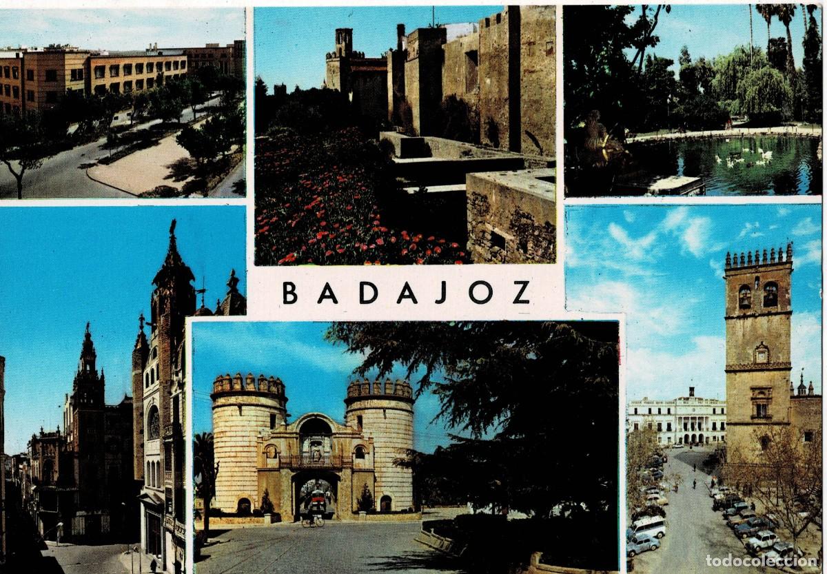 Postales: POSTAL MODERNA DE EXTREMADURA. BADAJOZ. VARIAS VISTAS. P-EXT-299