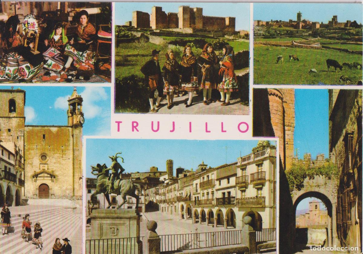 Postales: TRUJILLO (CACERES) VARIOS ASPECTOS DE LA CIUDAD - EDICIONES ARRIBAS N&ordm;2015 - S/C