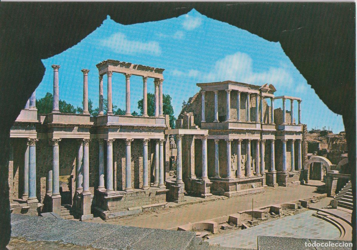 Postales: MERIDA (BADAJOZ) ESCENA DEL TEATRO ROMANO - EDICIONES ARRIBAS N&ordm;72 - S/C