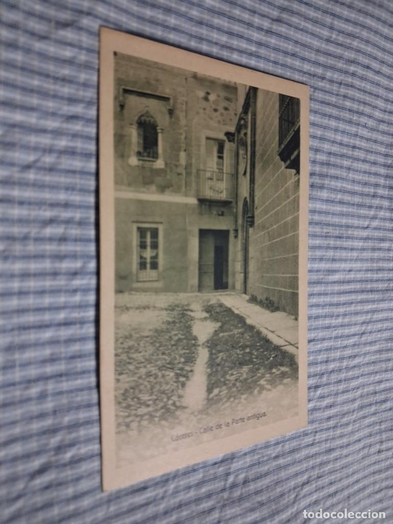 Postales: Postal antigua Extremadura. C&aacute;ceres. Calle de la Parte antigua. Edici&oacute;n Eulogio Blasco