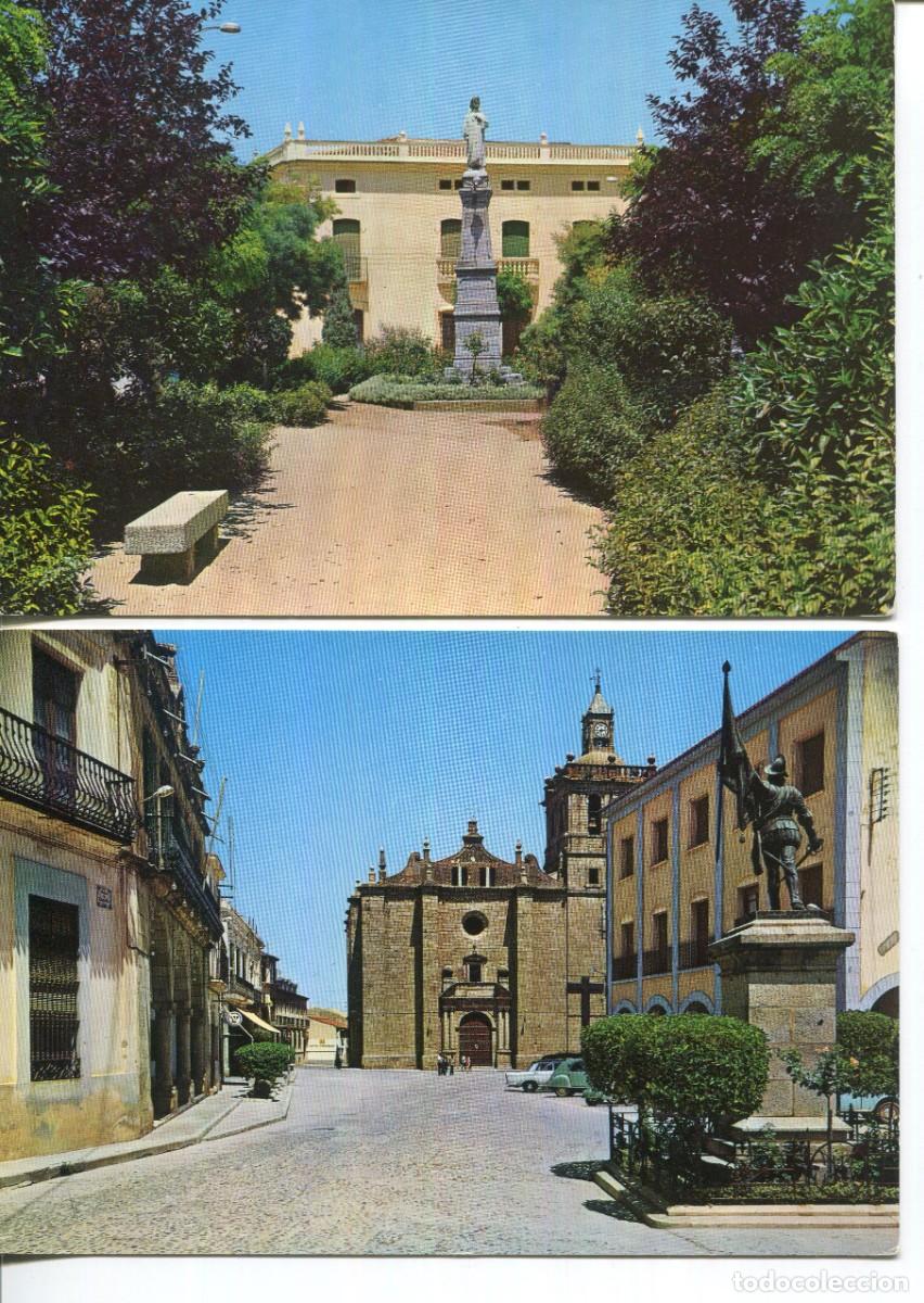 Postales: VILLANUEVA DE LA SERENA- 2 POSTALES