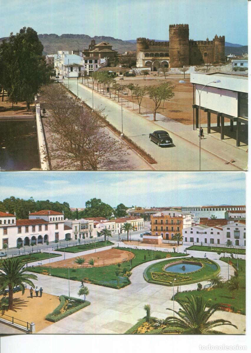 Postales: ZAFRA- 2 POSTALES- A&Ntilde;OS 60