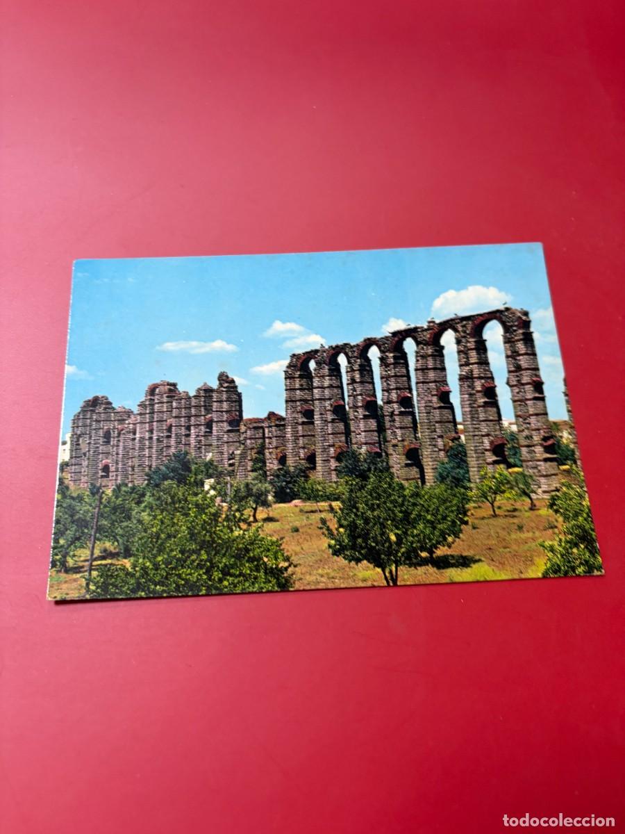 Postales: TARJETA POSTAL. BADAJOZ. MERIDA. N&ordm; 5.- ACUEDUCTO ROMANO &rdquo;LOS MALIGROS&rdquo;. GARCIA GARRABELLA