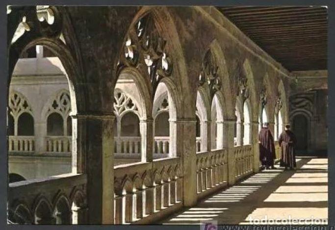 Postais: Guadalupe. *Galeria central del claustro...*  Edc. G. Garrabella - SRC n&ordm; 14. Circulada