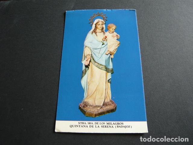 Postales: QUINTANA DE LA SERENA BADAJOZ NUESTRA SE&Ntilde;ORA DE LOS MILAGROS POSTAL