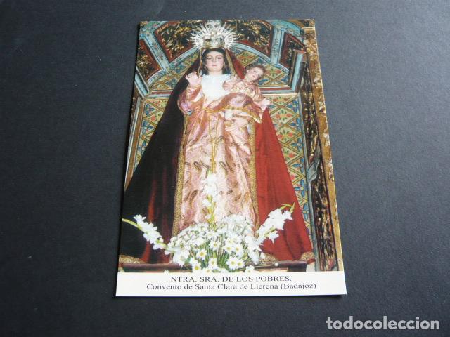 Postales: LLERENA BADAJOZ NUESTRA SE&Ntilde;ORA DE LOS POBRES POSTAL