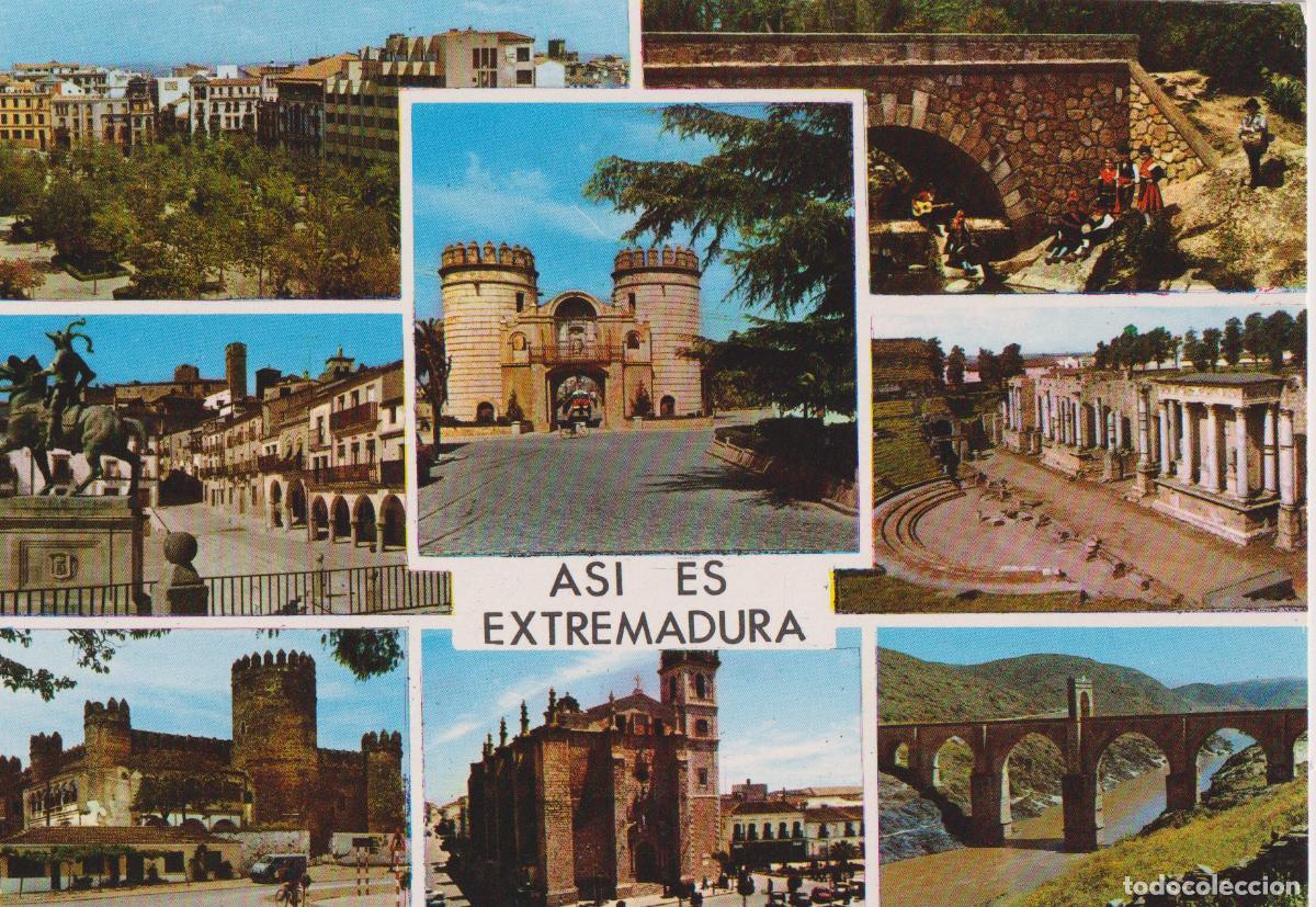 Cartes Postales: POSTAL ASI ES EXTREMADURA, DIVERSOS ASPECTOS - EDICIONES ARRIBAS N&ordm;2905 - S/C