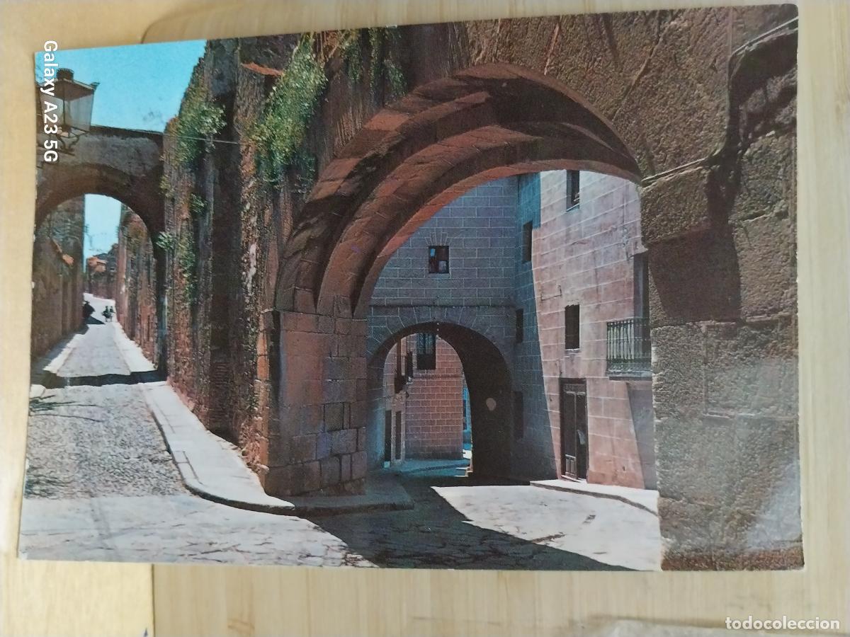 Postales: CACERES ARCOS DE LA ESTRELLA ADARVE Y CORREGIDOR ED GARRABELLA 5 CIRCULADA A&Ntilde;O 1968