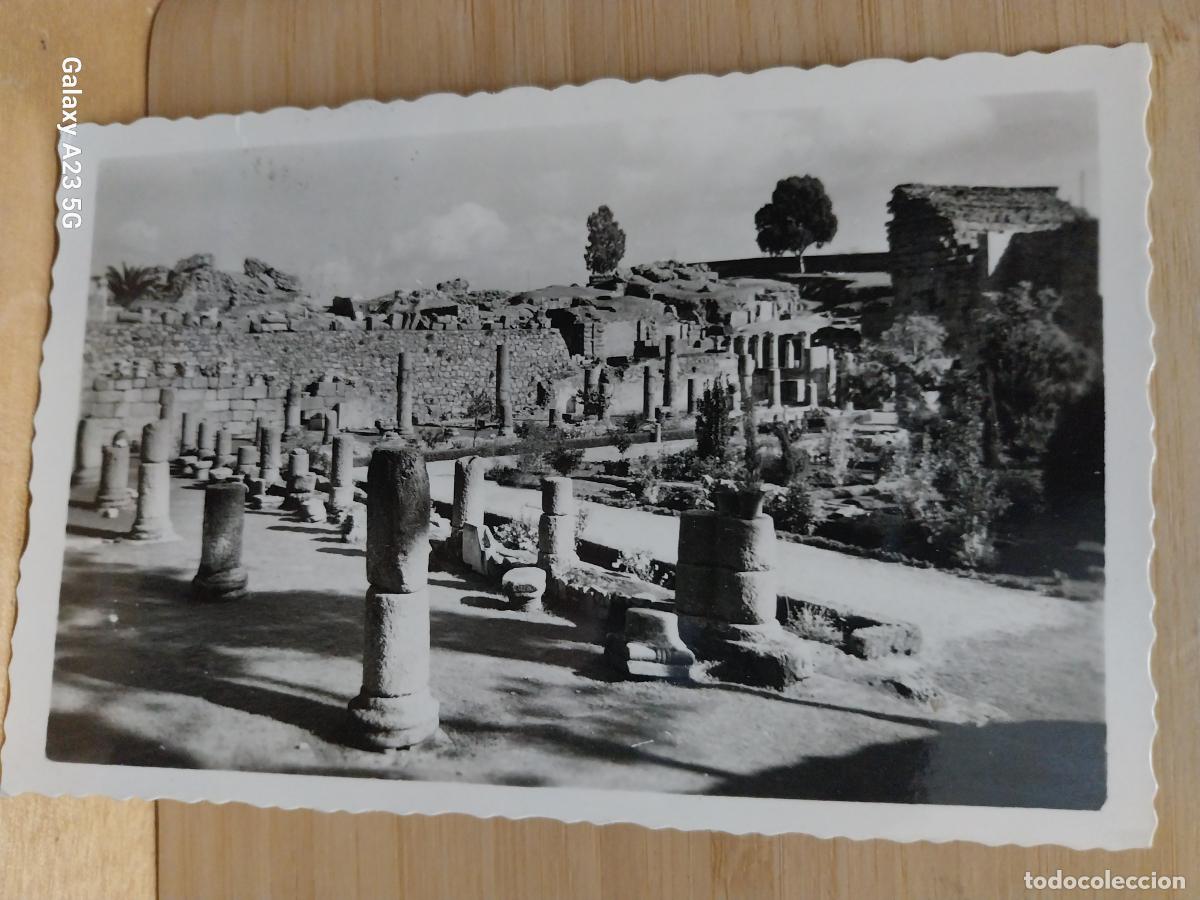 Postales: MERIDA TEATRO ROMANO RESTO COLUMNATAS ED ARRIBAS CREO N&ordm; 117 CIRCULADA A&Ntilde;O 1959