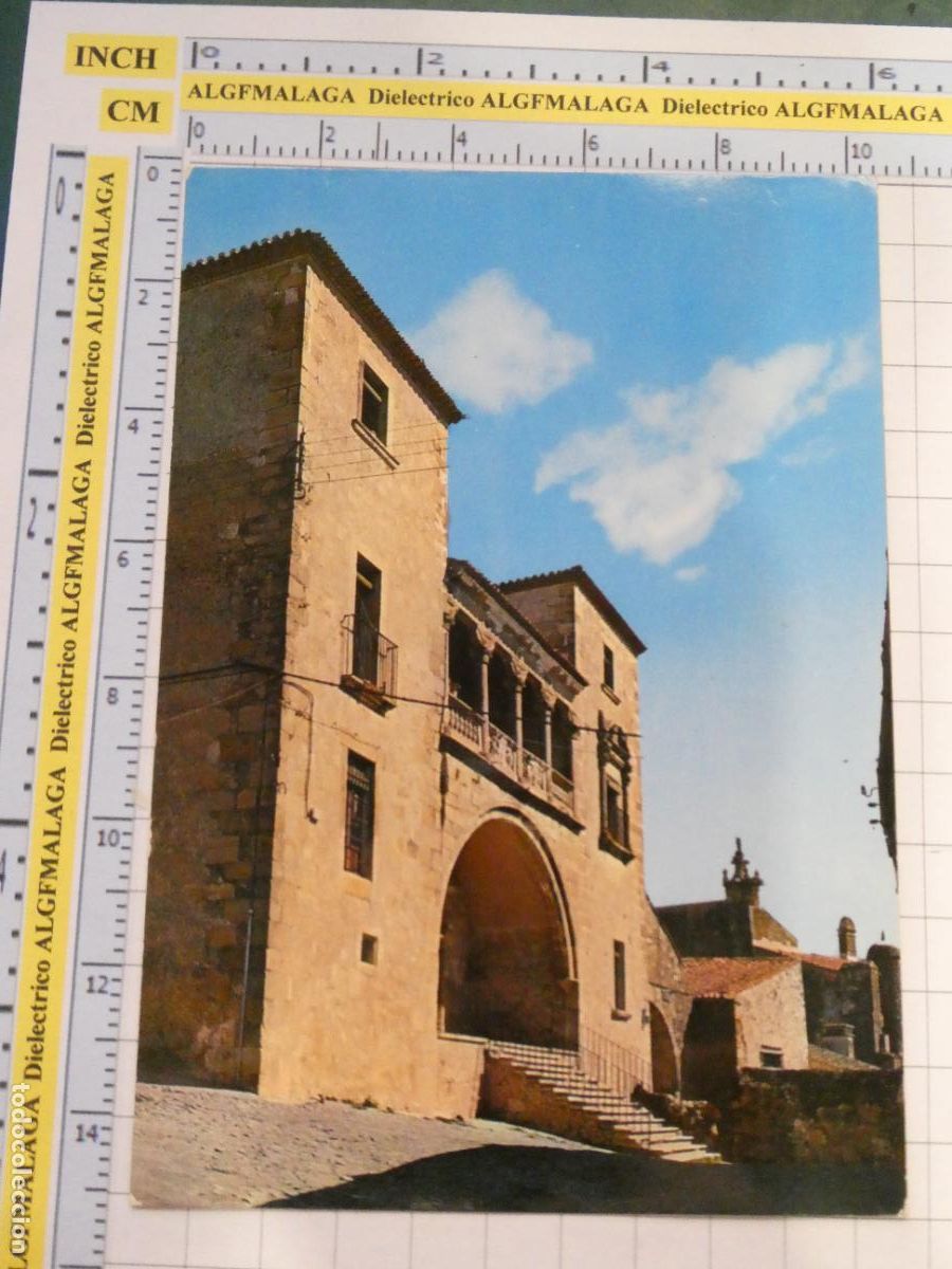 Postales: POSTAL DE C&Aacute;CERES. A&Ntilde;O 1973. TRUJILLO PALACIO DE JUAN PIZARRO ORELLANA 23 ARRIBAS. 556