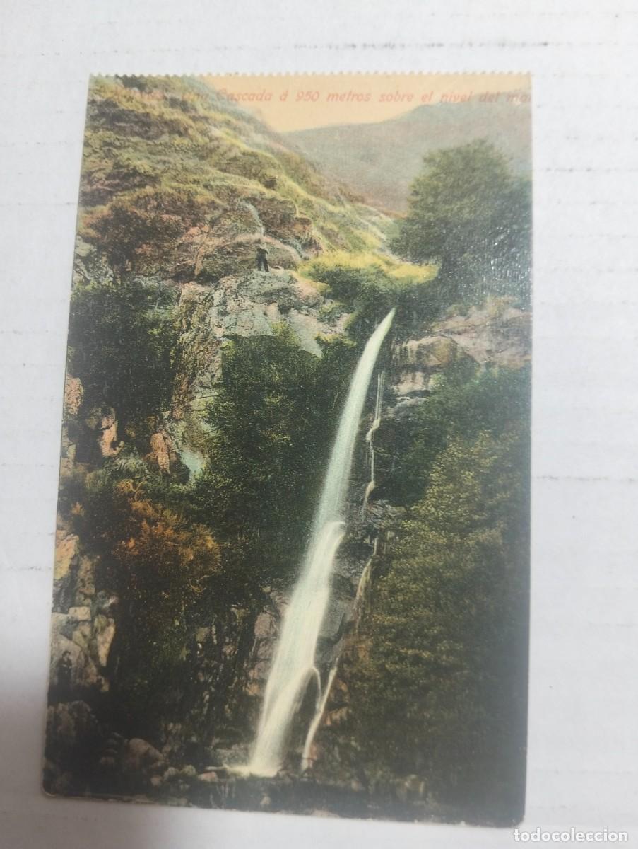 Postales: Antigua postal Hervas - una cascada a 950 metros sobre el nivel del mar-Editor casas