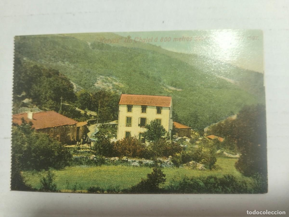 Postales: Antigua postal Hervas Un chalet a 800 metros sobre el nivel del mar-Editor casas