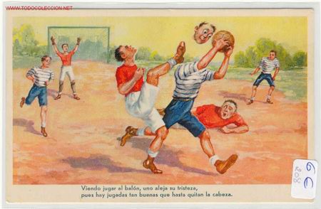 Colecionismo desportivo: FUTBOL POSTAL DE EPOCA