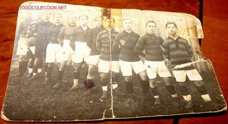 Sammelleidenschaft Sport: ANTIGUA  FOTO POSTAL  DE  EQUIPO DE FUTBOL