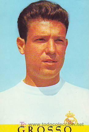 Coleccionismo deportivo: REAL MADRID: POSTAL DE GROSSO. A&Ntilde;OS 60 - Foto 1