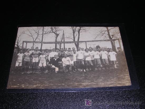 Sammelleidenschaft Sport: POSTAL FOTOGRAFICA DE UN EQUIPO DE FUTBOL, PRINCIPIOS DE SIGLO XX