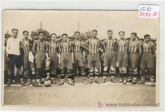 Collectionnisme sportif: (3497-F)POSTAL EQUIPO DE FUTBOL A&Ntilde;OS 20