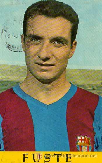 Colecionismo desportivo: F.C.BARCELONA. 7- FUSTE , FOTO SEGUI, CIRCULADA