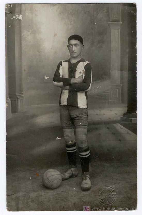 Sammelleidenschaft Sport: POSTAL FUTBOLISTA  ANTIGUA - FUTBOL - MUY RARA