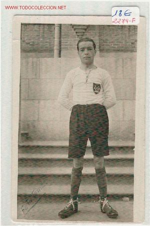 Sammelleidenschaft Sport: (2279-F)  POSTAL JUGADOR DE FUTBOL A&Ntilde;O 1921