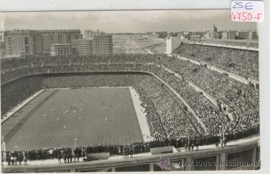 Sports collectibles: (4750-F)POSTAL CAMPO FUTBOL SANTIAGO BERNABEU