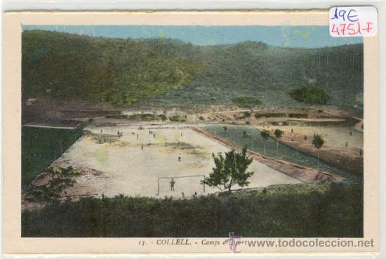 Collectionnisme sportif: (4751-F)POSTAL CAMPO FUTBOL COLLELL