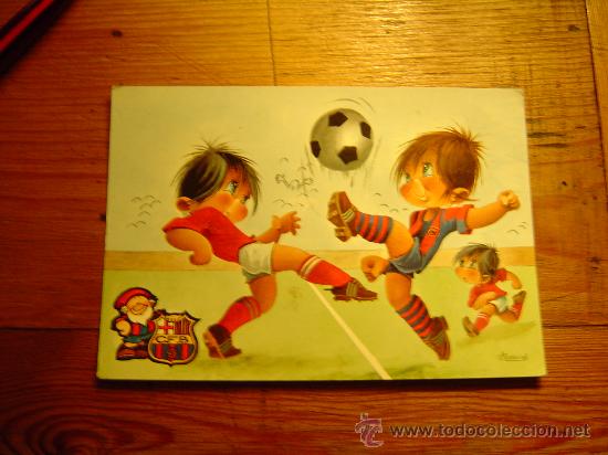Coleccionismo deportivo: Postal de C.F. Barcelona. - Foto 1