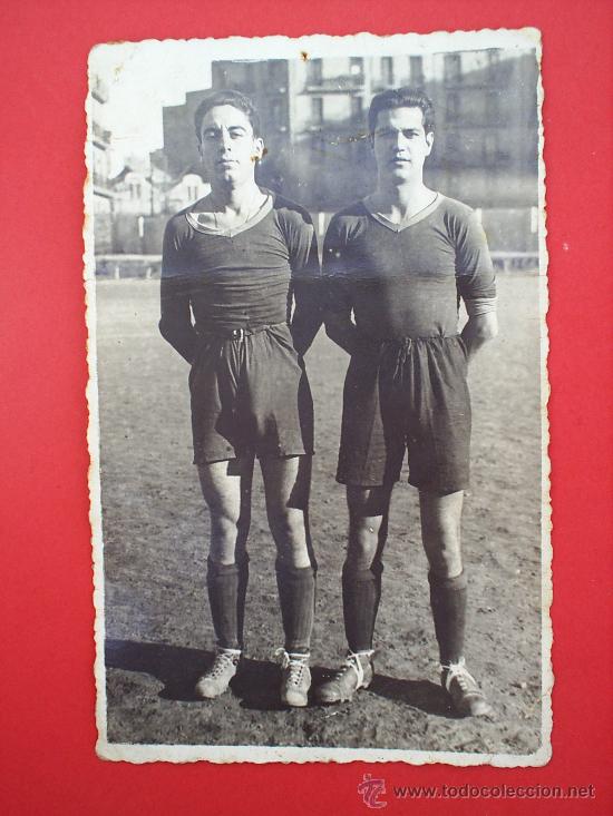 Sports collectibles: POSTAL--DOS JUGADORES - ESCRITA 5-3-1959