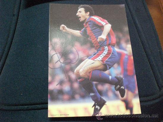 Coleccionismo deportivo: Postal Barcelona Bar&ccedil;a Beriguistain - Foto 1