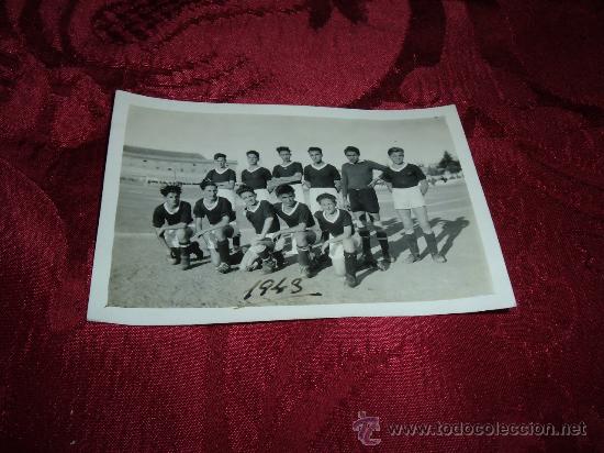 Colecionismo desportivo: fotografia equipo de futbol del p i c 1943(no copia)