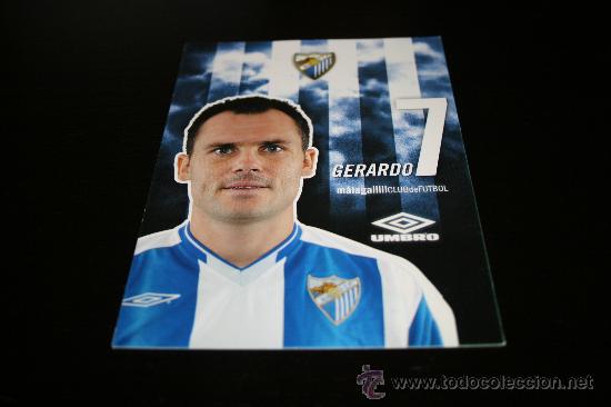 Collectionnisme sportif: POSTAL GERARDO MALAGA C. F  TEMPORADA 03-04