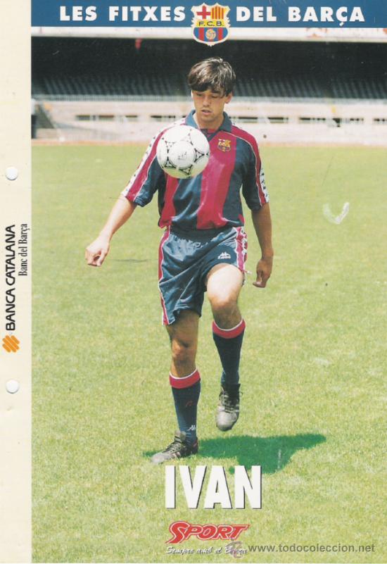 Coleccionismo deportivo: FICHA  DEL F.C. BARCELONA   IVAN - Foto 1
