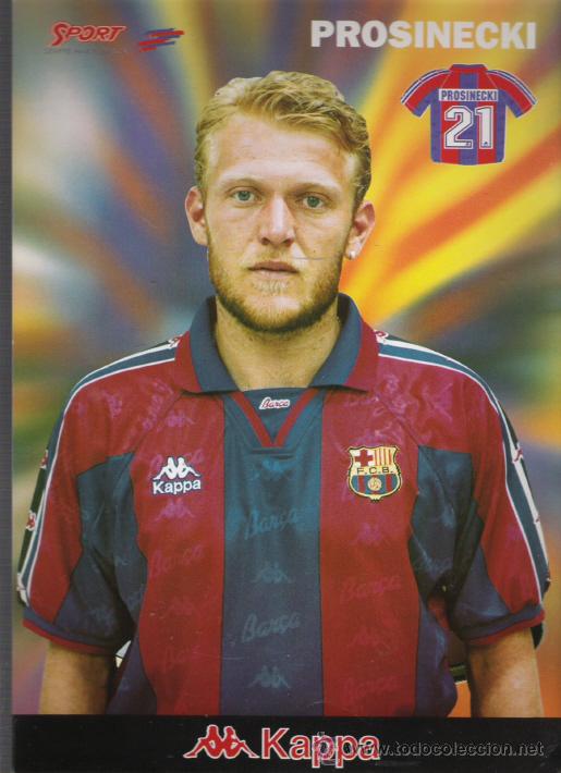 Coleccionismo deportivo: POSTAL DEL BARCELONA DE CARTON PROSINECKI - Foto 1