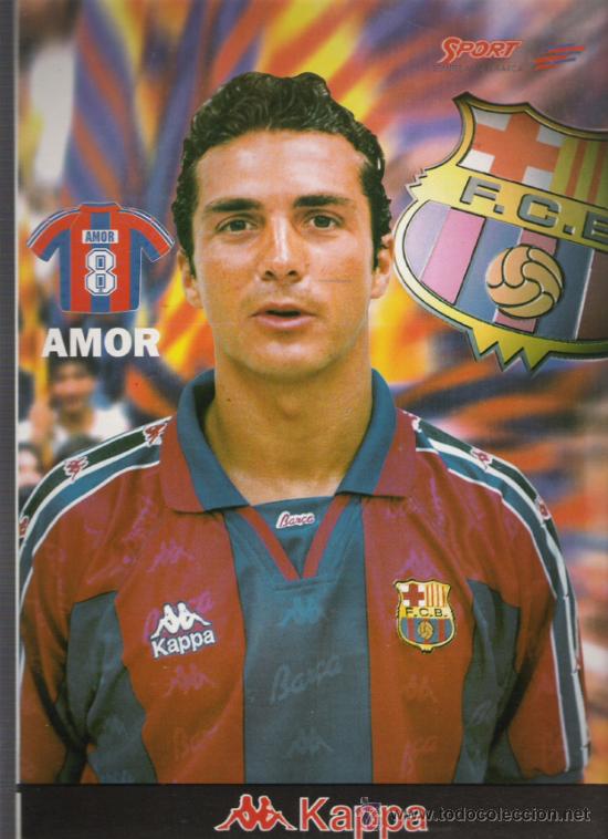 Coleccionismo deportivo: POSTAL DEL BARCELONA DE CARTON  AMOR - Foto 1