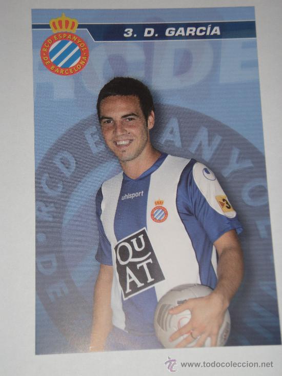 Coleccionismo deportivo: RCD  Espanyol-  D. Garcia - - Foto 1