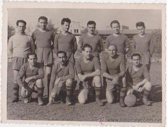 Collectionnisme sportif: Fotografia equipo de futbol,Distribuidor Fotografico-Barcelona