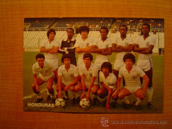 Collectionnisme sportif: POSTAL  SELECCION NACIONAL DE HONDURAS  N&ordm; 18 SIN CIRCULAR