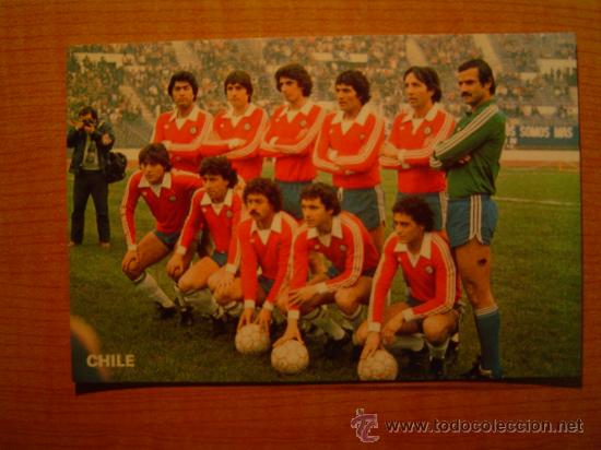 Collectionnisme sportif: POSTAL  SELECCION NACIONAL DE CHILE  N&ordm; 7 SIN CIRCULAR