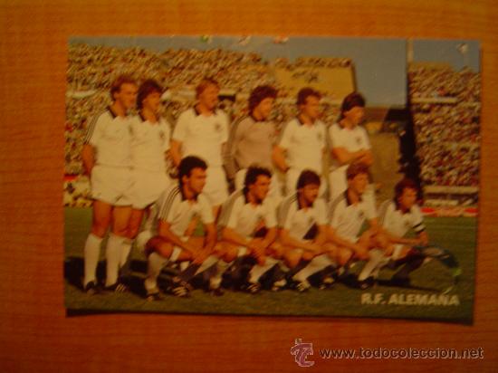 Collectionnisme sportif: POSTAL  SELECCION NACIONAL DE R.F. ALEMANA  N&ordm; 5 SIN CIRCULAR