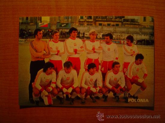 Collectionnisme sportif: POSTAL  SELECCION NACIONAL DE POLONIA  N&ordm; 2 SIN CIRCULAR