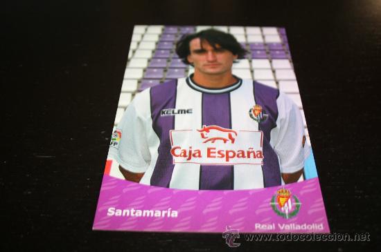 Sports collectibles: POSTAL  DE SANTAMARIA DEL  VALLADOLID DE LA  TEMPORADA 00-01